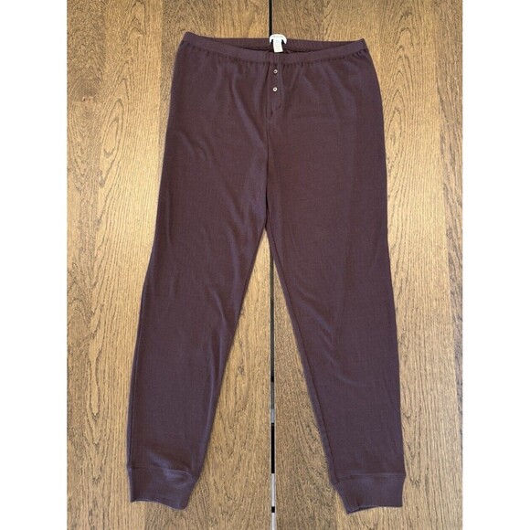 NWT Madewell Aretha Pointelle Pajama Set Women’s Size XL Chocolate Raisin - Picture 8 of 16